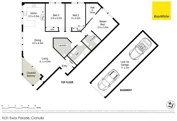 Floorplan of Homely unit listing, 9/31-35 Ewos Parade, Cronulla NSW 2230