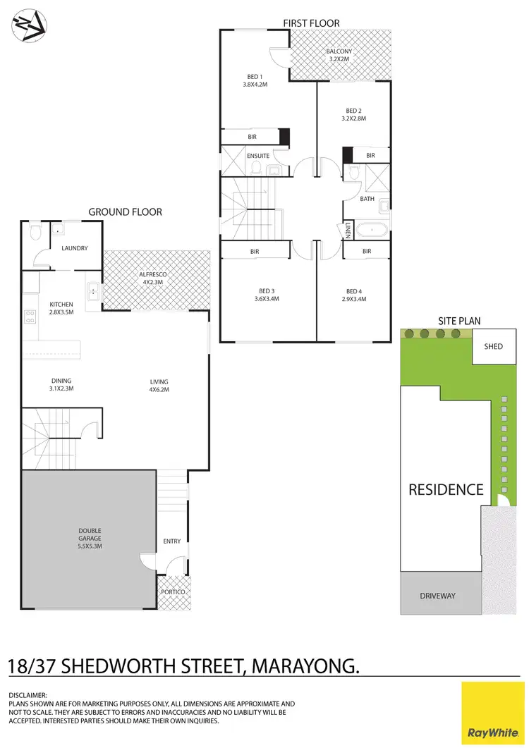 Floorplan of Homely house listing, 18/37 Shedworth Street, Marayong NSW 2148