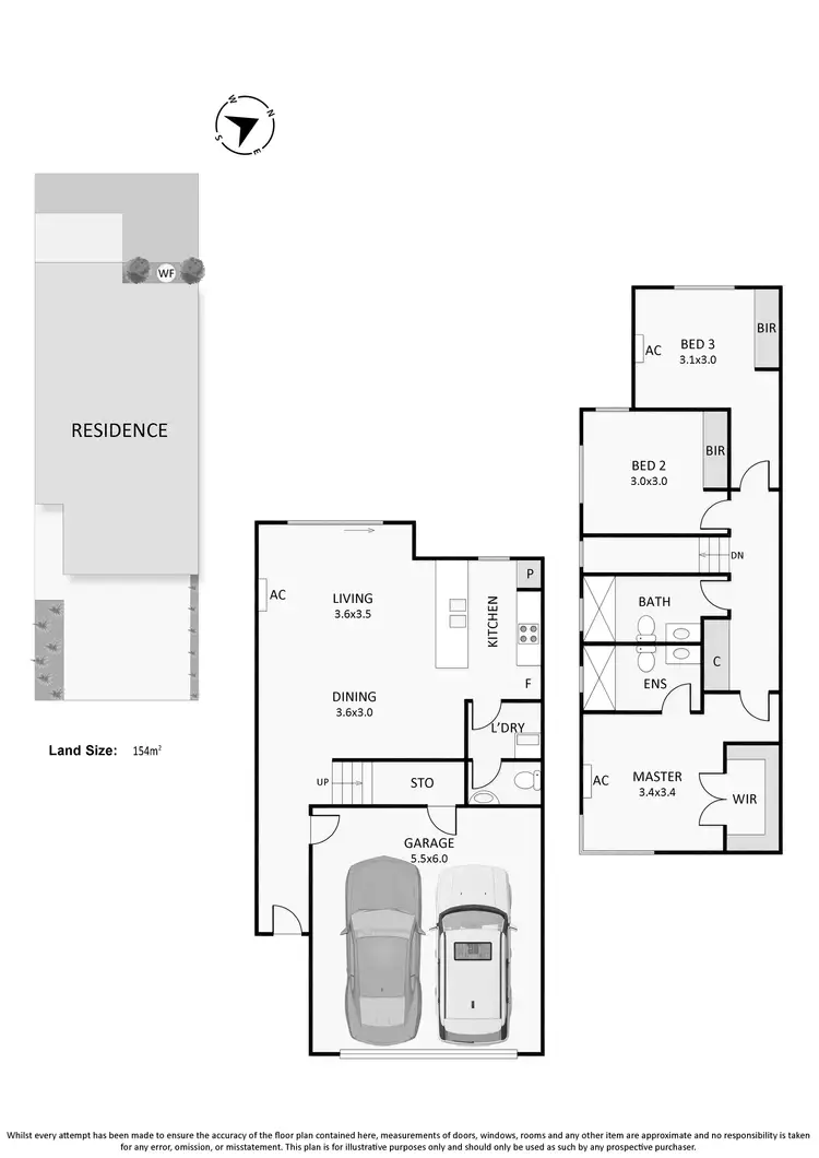 Floorplan of Homely townhouse listing, 3 Bookleaf Road, Botanic Ridge VIC 3977