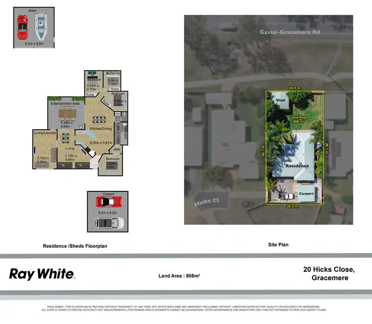 Floorplan of Homely house listing, 20 Hicks Close, Gracemere QLD 4702