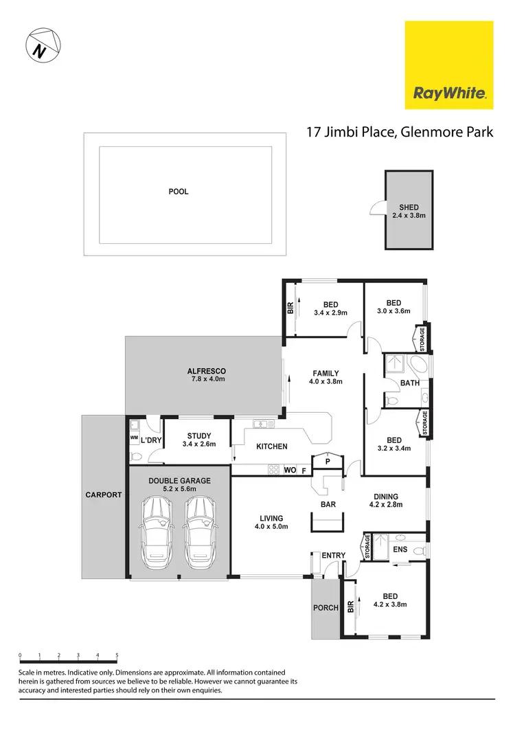 Floorplan of Homely house listing, 17 Jimbi Place, Glenmore Park NSW 2745