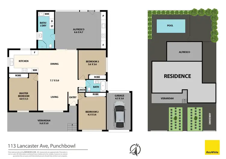 Floorplan of Homely house listing, 113 Lancaster Avenue, Punchbowl NSW 2196