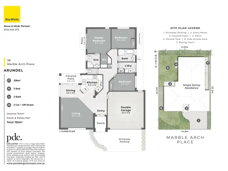 Floorplan of Homely house listing, 38 Marble Arch Place, Arundel QLD 4214