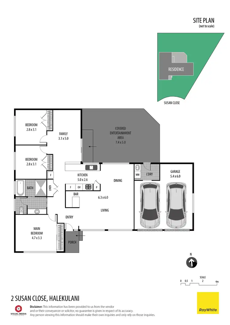 Floorplan of Homely house listing, 2 Susan Close, Halekulani NSW 2262
