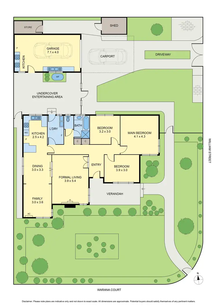 Floorplan of Homely house listing, 61 William Street, Glenroy VIC 3046