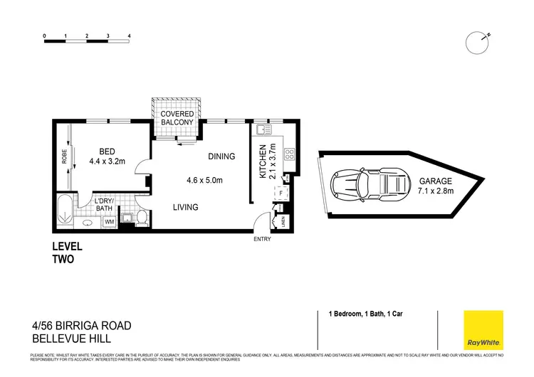 Floorplan of Homely apartment listing, 4/56 Birriga Road, Bellevue Hill NSW 2023