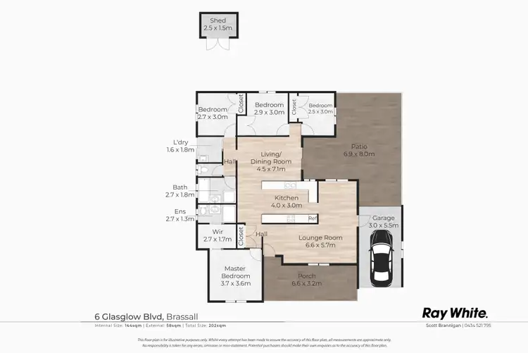 Floorplan of Homely house listing, 6 Glasgow Boulevard, Brassall QLD 4305