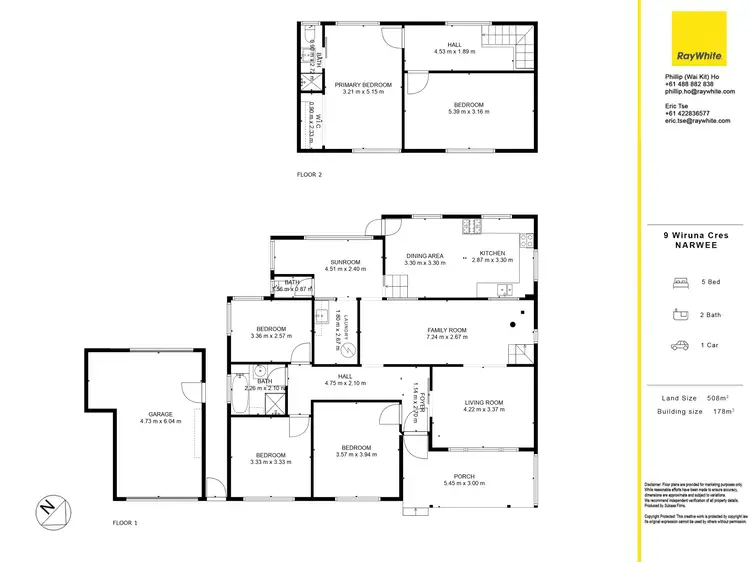 Floorplan of Homely house listing, 9 Wiruna Crescent, Narwee NSW 2209