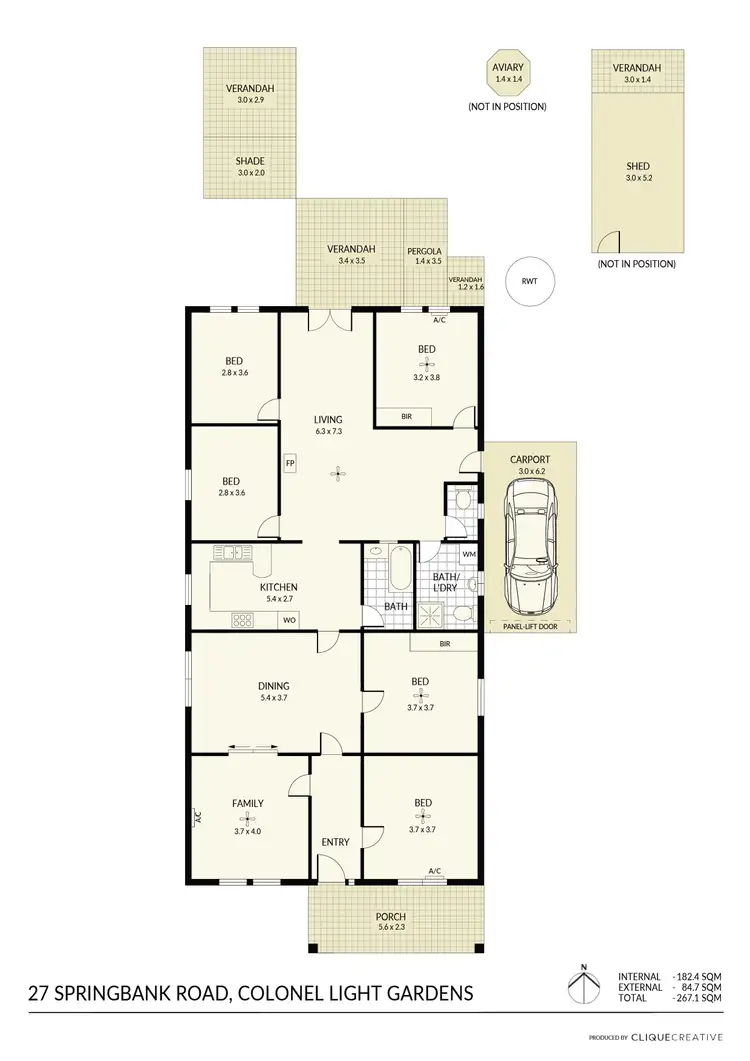 Floorplan of Homely house listing, 27 Springbank Road, Colonel Light Gardens SA 5041