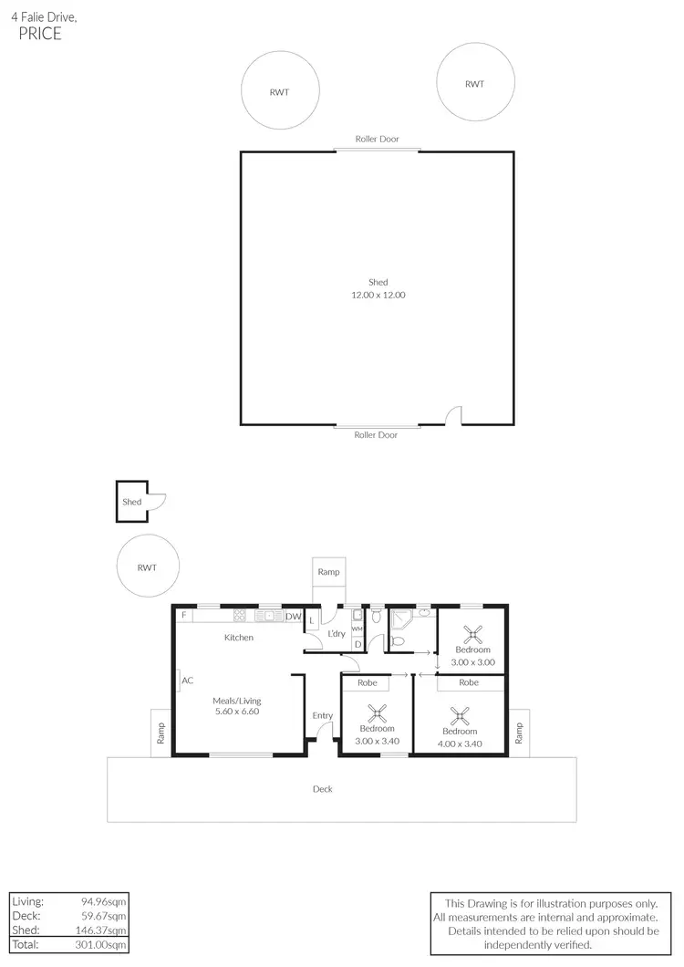 Floorplan of Homely house listing, 4 Falie Drive, Price SA 5570