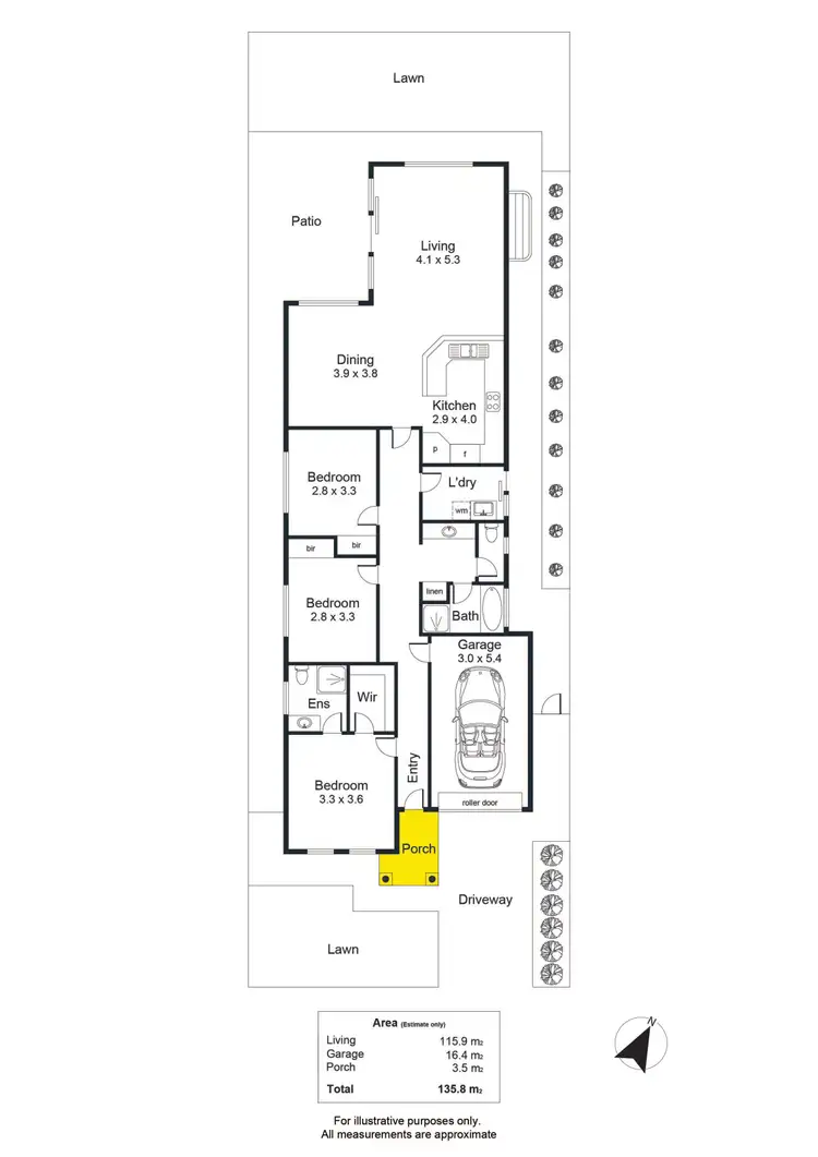 Floorplan of Homely house listing, 9 Maple Circuit, Mawson Lakes SA 5095