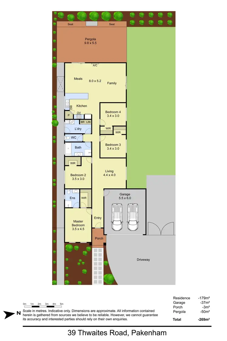 Floorplan of Homely house listing, 39 Thwaites Road, Pakenham VIC 3810