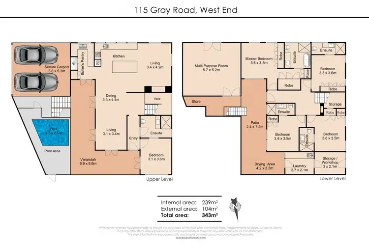 Floorplan of Homely house listing, 115 Gray Road, West End QLD 4101
