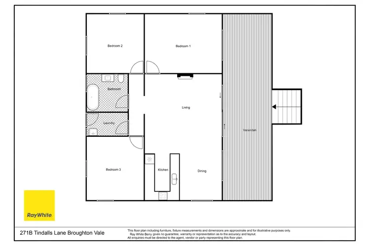 Floorplan of Homely rural property listing, 271b Tindalls Lane, Broughton NSW 2535