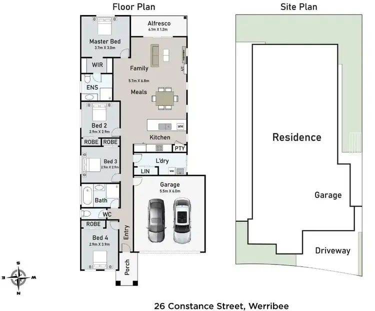 Floorplan of Homely house listing, 26 Constance Street, Werribee VIC 3030