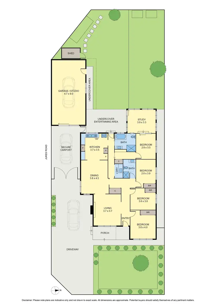 Floorplan of Homely house listing, 1 Lanigan Street, Fawkner VIC 3060