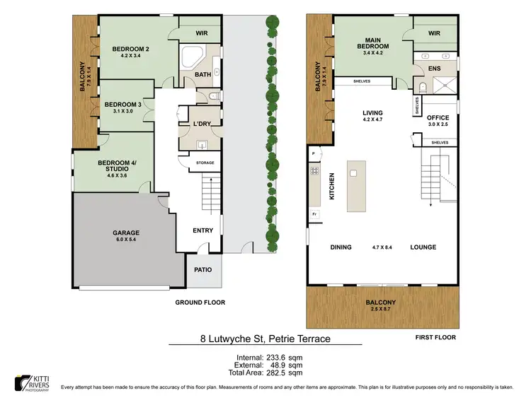 Floorplan of Homely house listing, 8 Lutwyche Street, Petrie Terrace QLD 4000