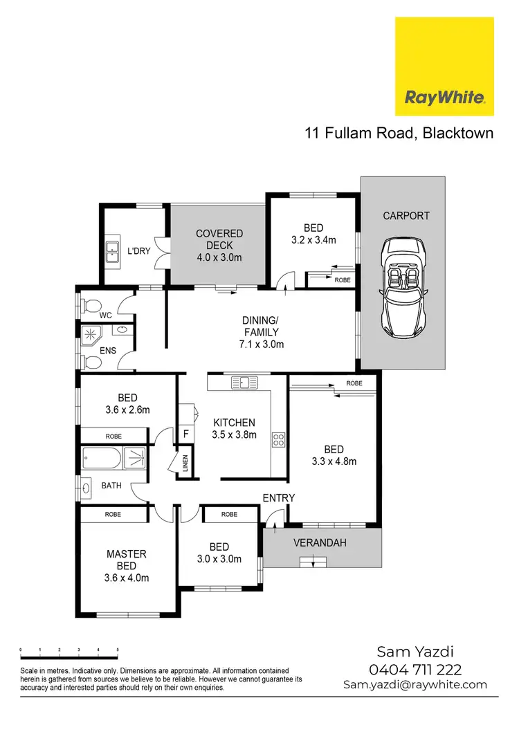 Floorplan of Homely house listing, 11 Fullam Road, Blacktown NSW 2148