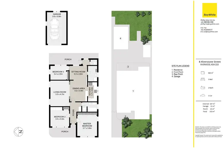 Floorplan of Homely house listing, 8 Alverstone Street, Riverwood NSW 2210