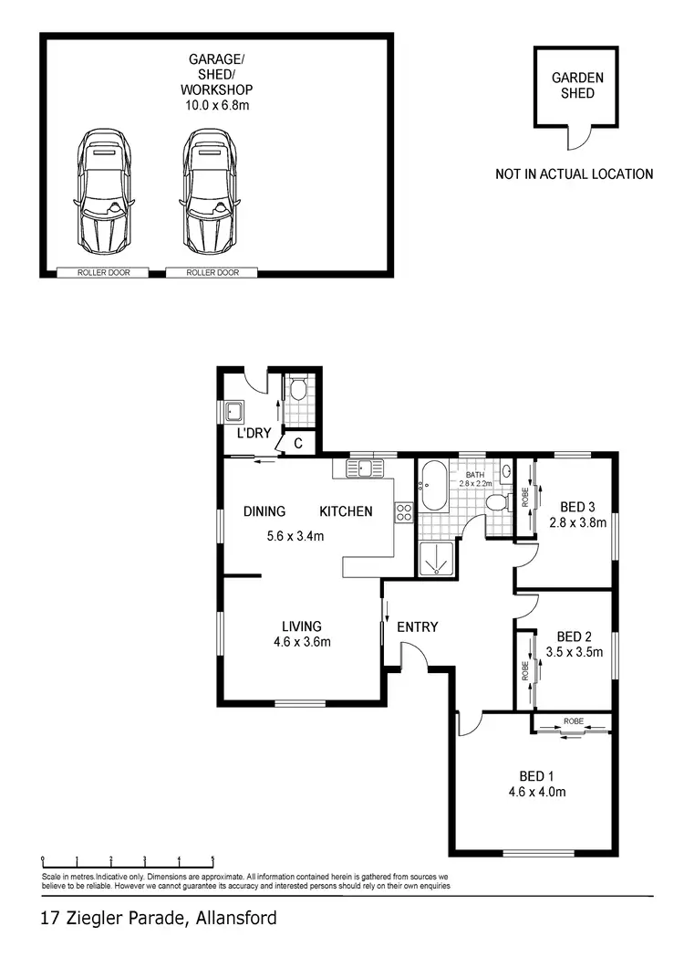 Floorplan of Homely house listing, 17 Ziegler Parade, Allansford VIC 3277