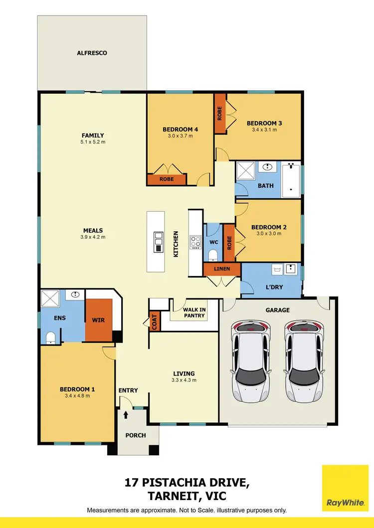 Floorplan of Homely house listing, 17 Pistachia Drive, Tarneit VIC 3029