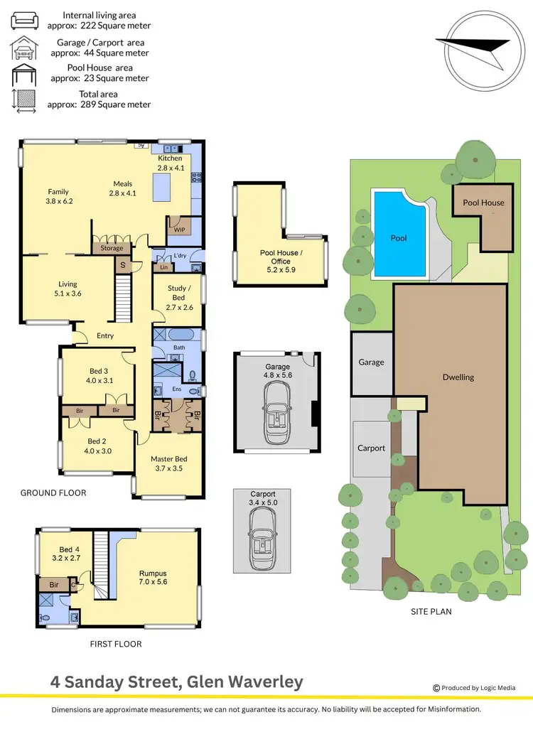Floorplan of Homely house listing, 4 Sanday Street, Glen Waverley VIC 3150