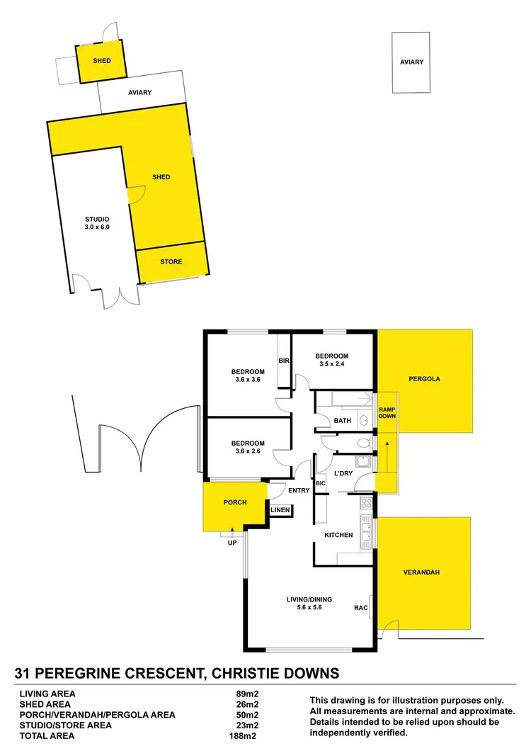 Floorplan of Homely house listing, 31 Peregrine Crescent, Christie Downs SA 5164