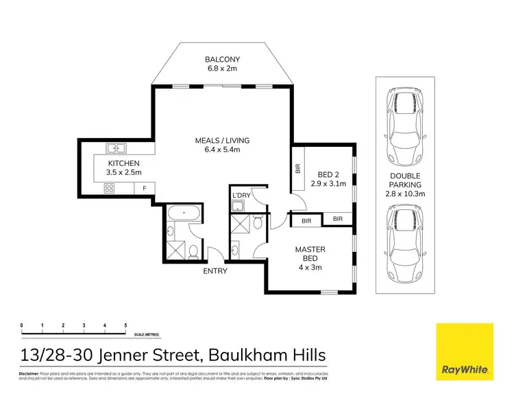 Floorplan of Homely apartment listing, 13/28-30 Jenner Street, Baulkham Hills NSW 2153