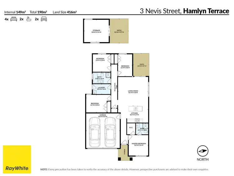 Floorplan of Homely house listing, 3 Nevis Street, Hamlyn Terrace NSW 2259