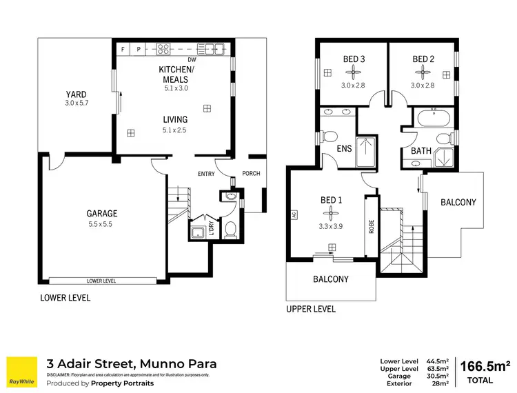Floorplan of Homely house listing, 3 Adair Street, Munno Para SA 5115