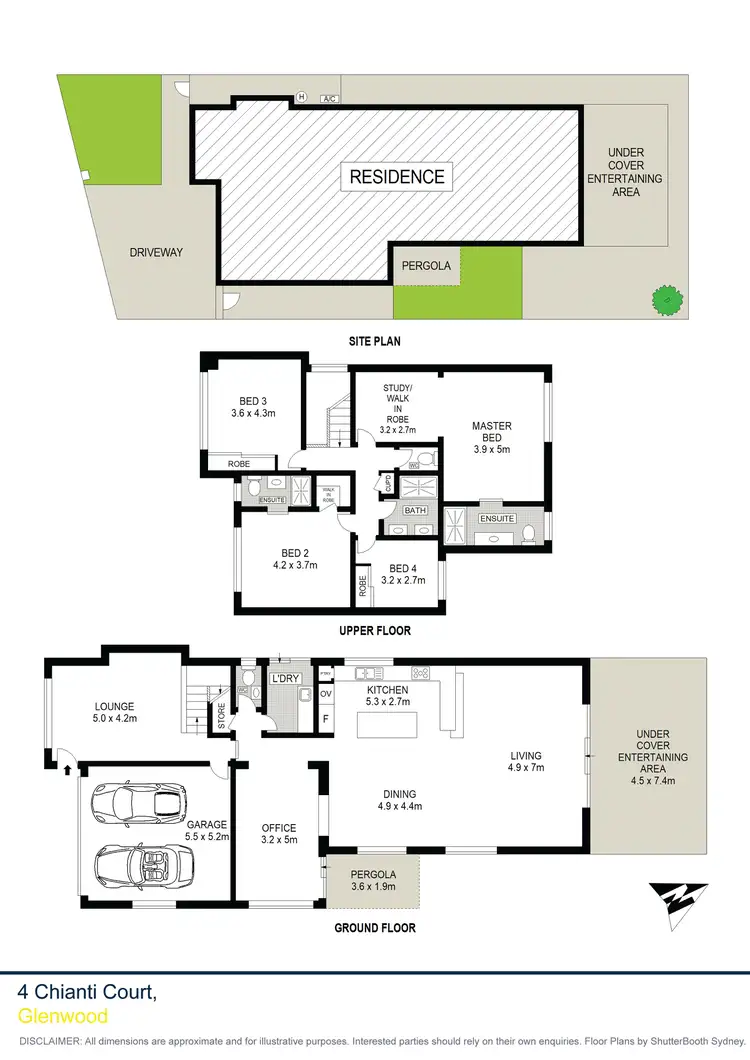 Floorplan of Homely house listing, 4 Chianti Court, Glenwood NSW 2768