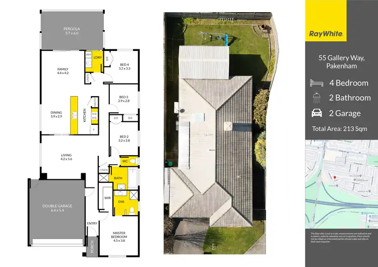 Floorplan of Homely house listing, 55 Gallery Way, Pakenham VIC 3810