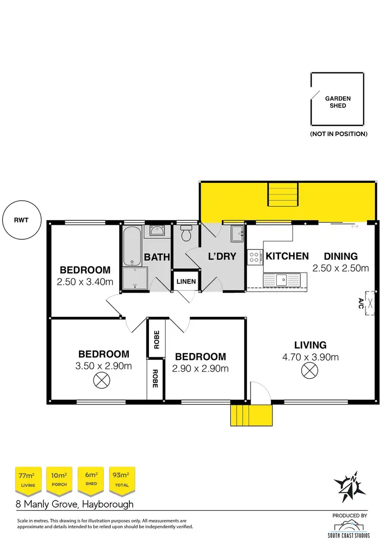 Floorplan of Homely house listing, 8 Manly Grove, Hayborough SA 5211
