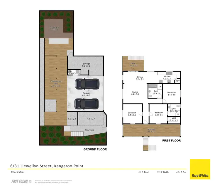 Floorplan of Homely house listing, 6/31 Llewellyn Street, Kangaroo Point QLD 4169