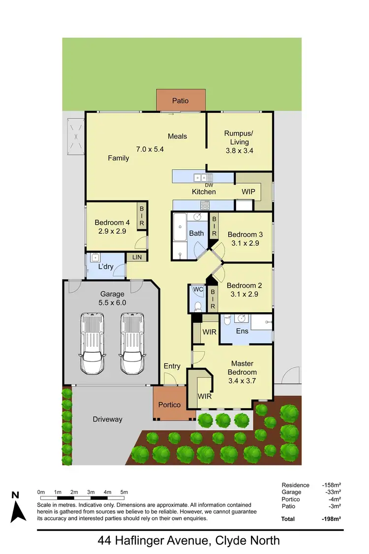 Floorplan of Homely house listing, 44 Haflinger Avenue, Clyde North VIC 3978