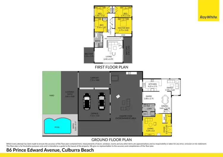 Floorplan of Homely house listing, 86 Prince Edward Avenue, Culburra Beach NSW 2540