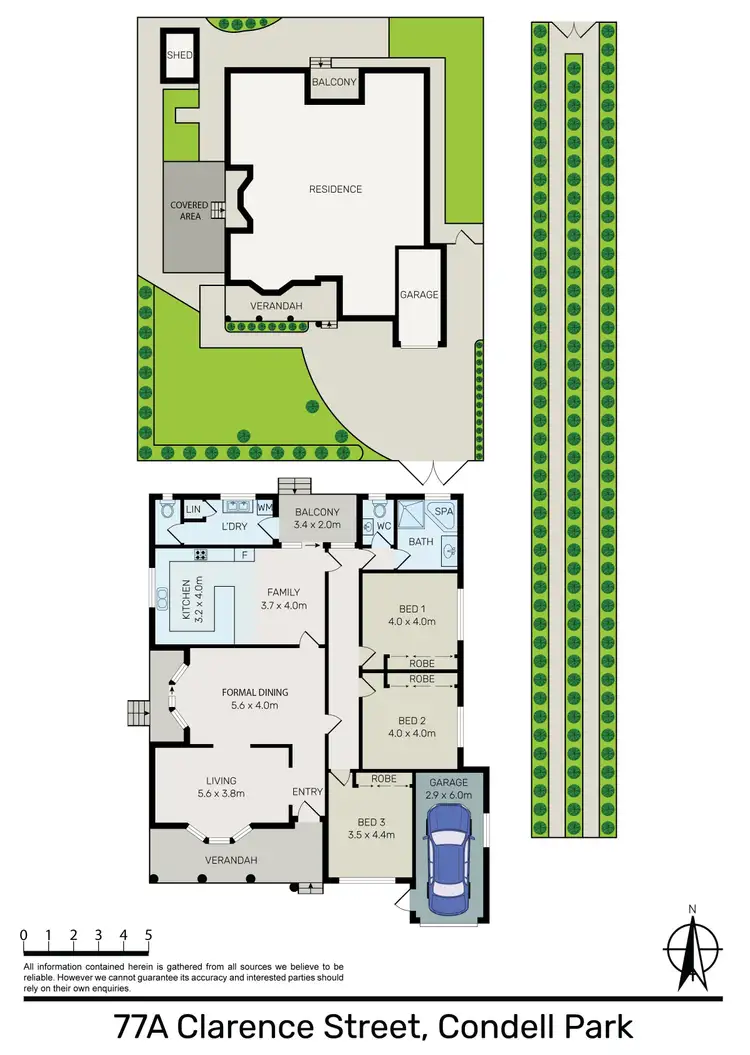 Floorplan of Homely house listing, 77A Clarence Street, Condell Park NSW 2200