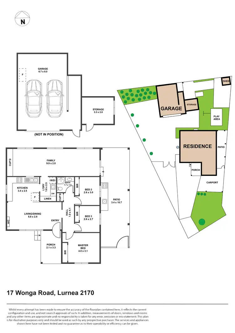 Floorplan of Homely house listing, 17 Wonga Road, Lurnea NSW 2170