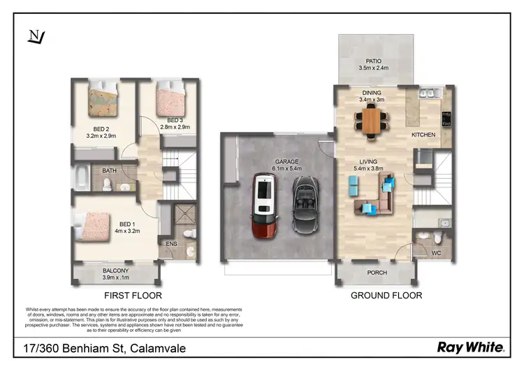 Floorplan of Homely house listing, 17/360 Benhiam Street, Calamvale QLD 4116