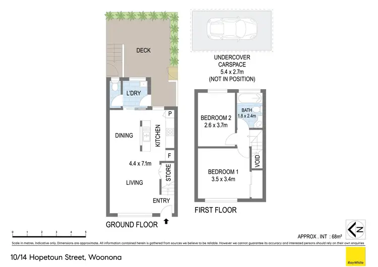 Floorplan of Homely townhouse listing, 10/14 - 16 Hopetoun Street, Woonona NSW 2517