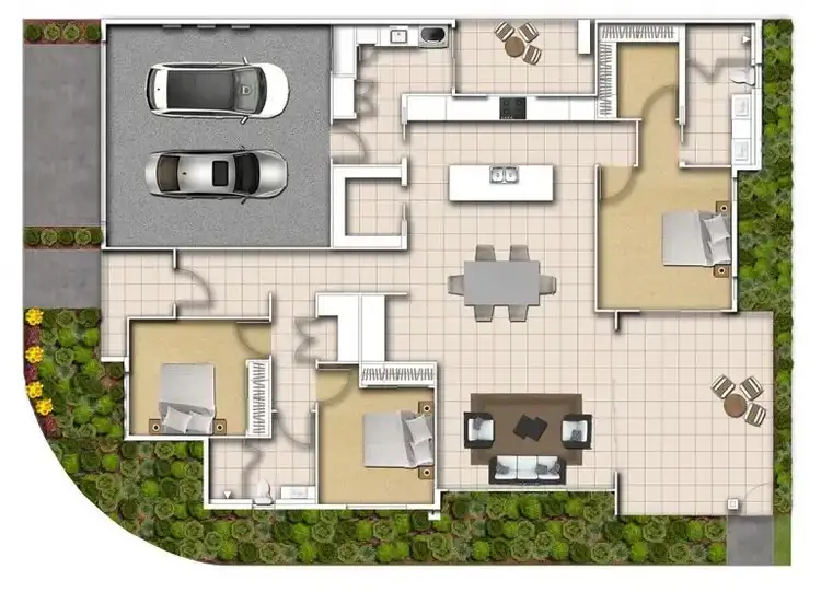 Floorplan of Homely retirement listing, 43/9 Dux Drive, Bongaree QLD 4507