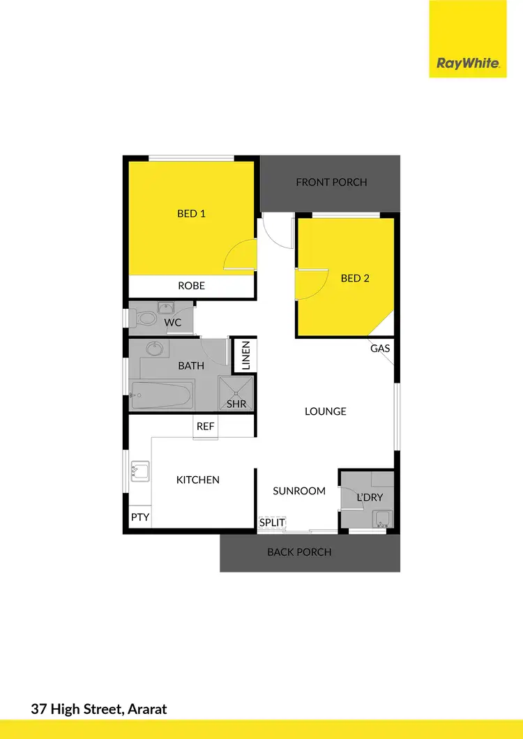 Floorplan of Homely house listing, 37 High Street, Ararat VIC 3377