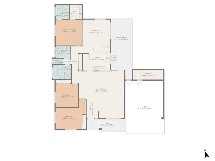 Floorplan of Homely house listing, 42 Cowan Crescent, Emerald QLD 4720