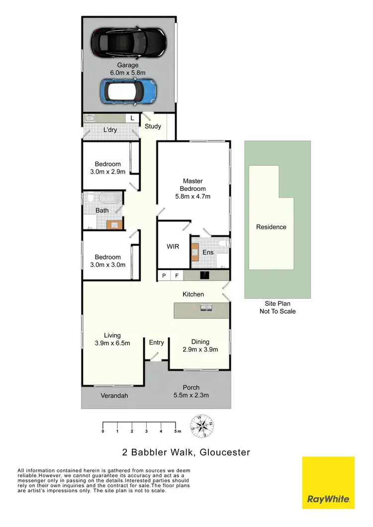 Floorplan of Homely house listing, 2 Babbler Walk, Gloucester NSW 2422
