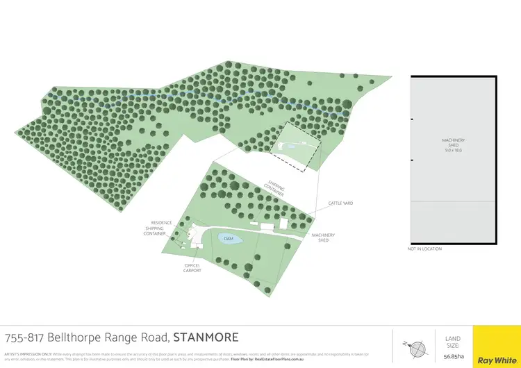 Floorplan of Homely rural property listing, 755-817 Bellthorpe Range Road, Stanmore QLD 4514