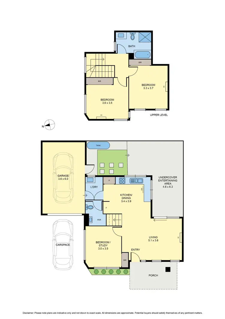 Floorplan of Homely townhouse listing, 2/36 Congram Street, Broadmeadows VIC 3047
