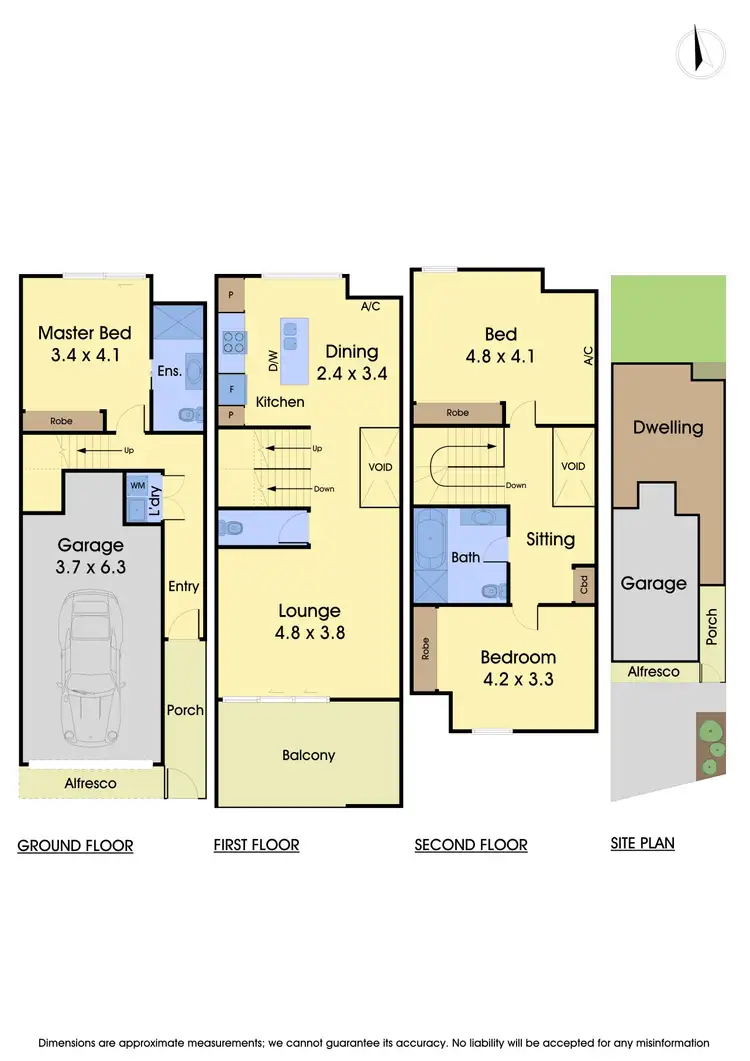 Floorplan of Homely townhouse listing, 10 Cameo Crescent, South Morang VIC 3752