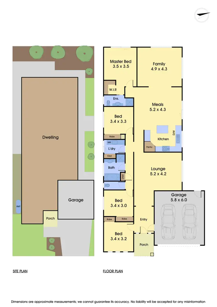 Floorplan of Homely house listing, 7 Riordan Crescent, Mernda VIC 3754