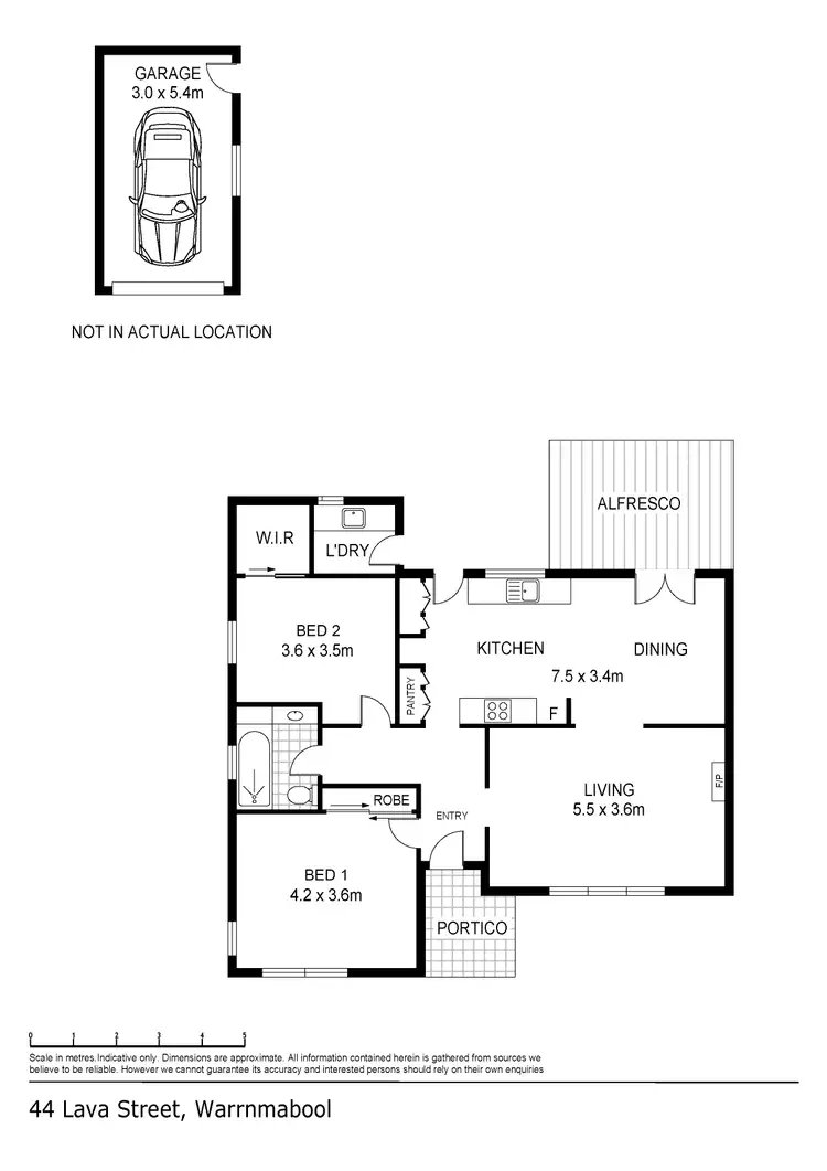 Floorplan of Homely house listing, 44 Lava Street, Warrnambool VIC 3280