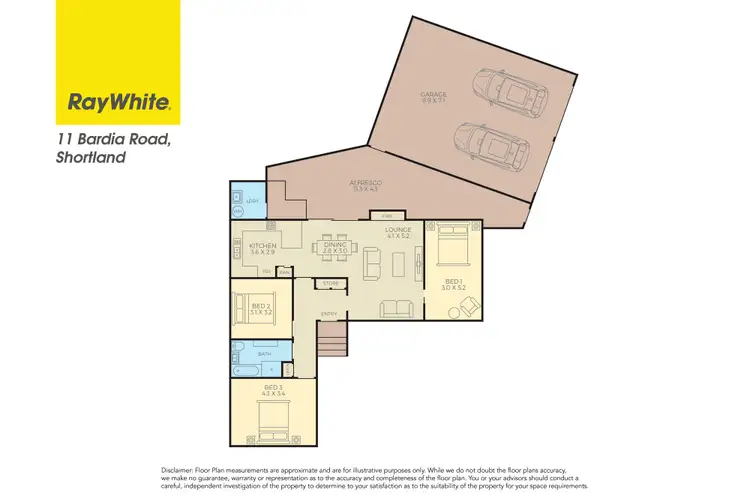 Floorplan of Homely house listing, 11 Bardia Road, Shortland NSW 2307